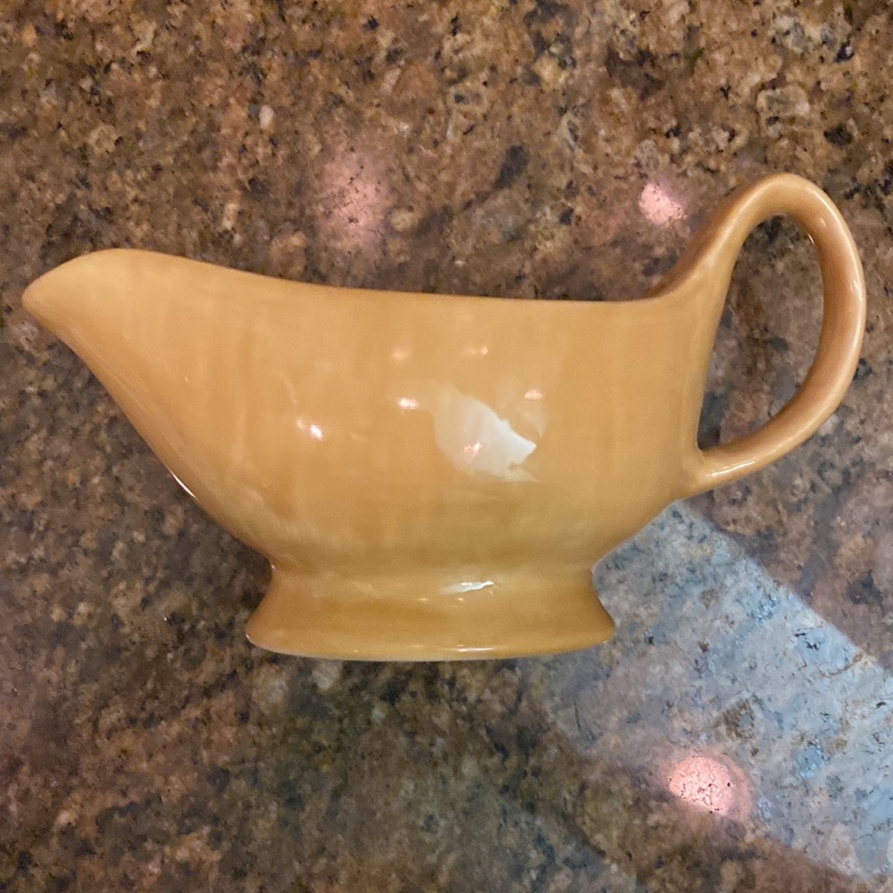Pottery Barn Sausalito Amber Gravy Boat